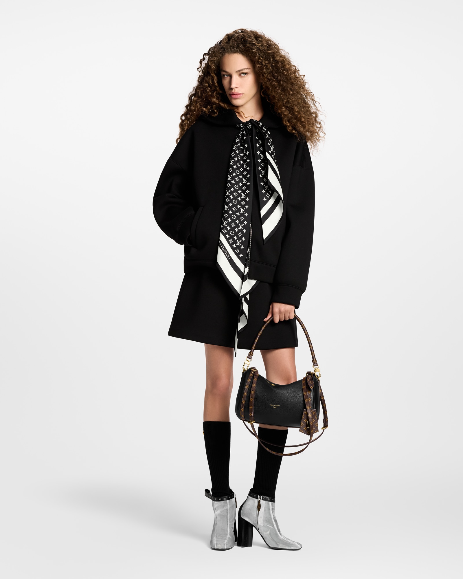 Monogram Scarf Mini Skirt - Women - Ready-to-Wear | LOUIS VUITTON ®